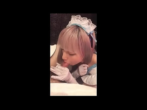 ❤️ 日本偶像 [mayuka]，法國女僕服裝，第 1 部分，口交和用乳液混蛋 ❤ 只是色情 在我們 ️❤